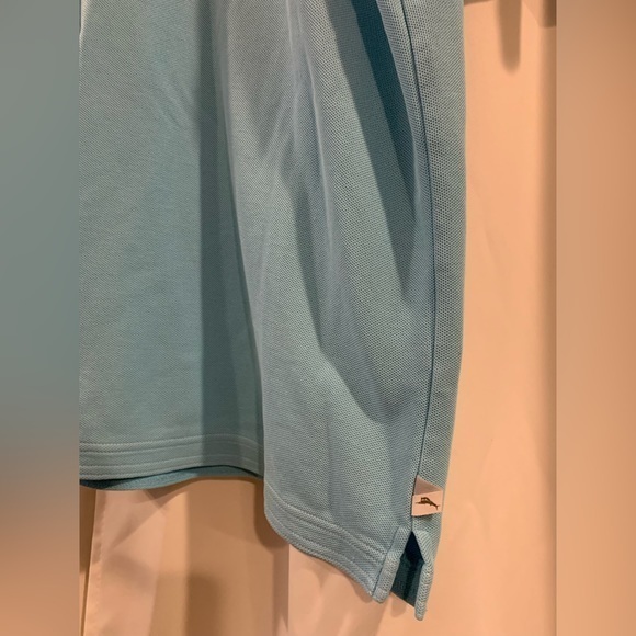 Tommy Bahama Mens Polo Shirt Blue Size Large Short Sleeve Pima Cotton ‎ Blend - Picture 3 of 4